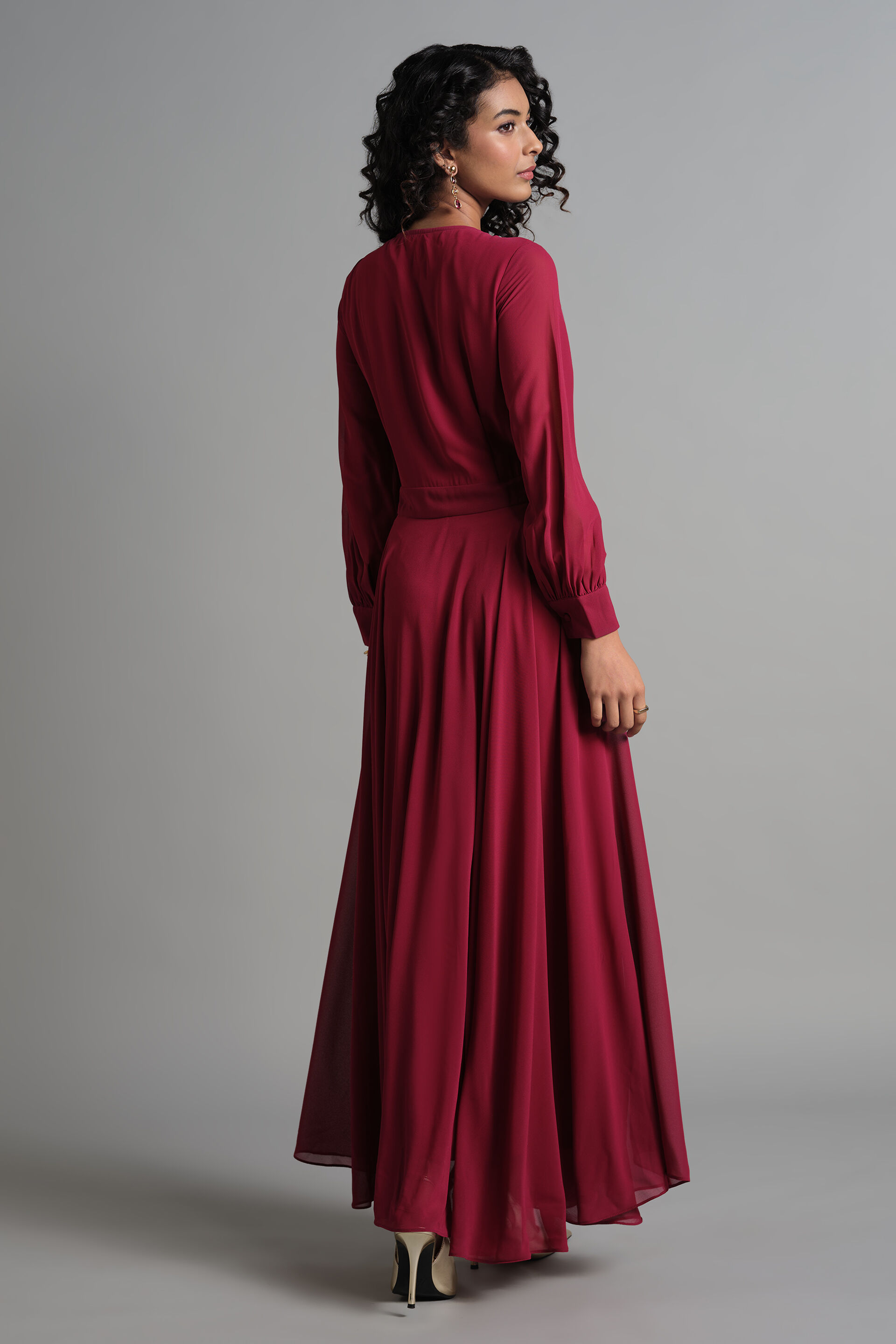 Wine & Roses Gown, Wine, image 4